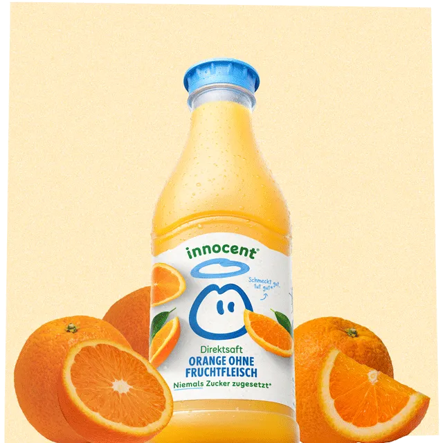 Orange ohne Fruchtfleisch