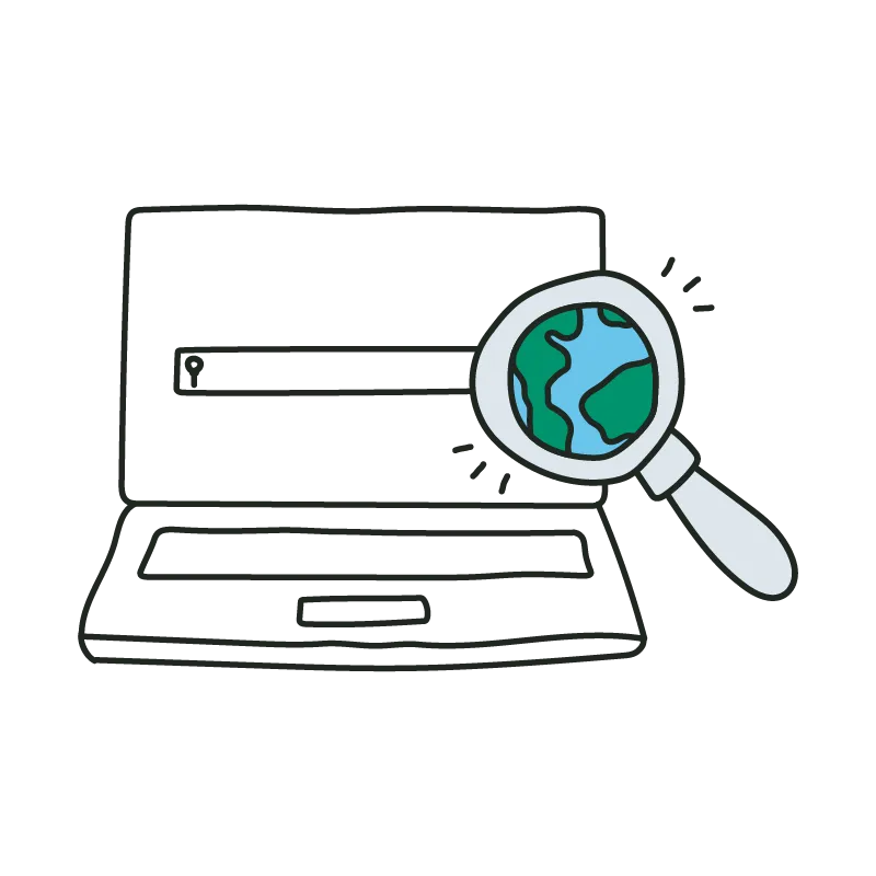 laptop search planet